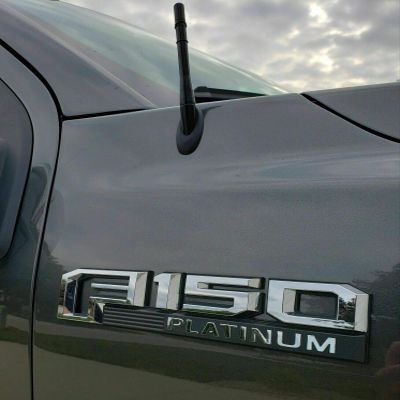 4" Short Black Stubby Aluminum Antenna Replacement Mast Power Radio AM/FM for Ford F-150 2009-2021 Pickup (Pick-up) Truck