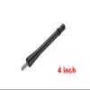 4" Short Black Stubby Aluminum Antenna Replacement Mast Power Radio AM/FM for Ford F-150 2009-2021 Pickup (Pick-up) Truck view 2
