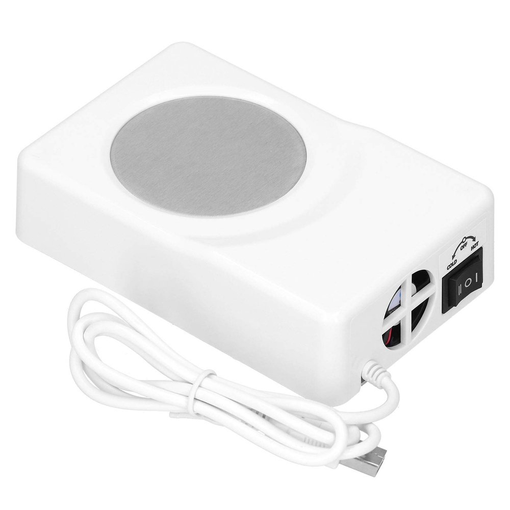 USB Cup Warmer and Cooler, 2-in-1 Desktop Coaster for Coffee Cooling Beverage Warming at Home Office Car