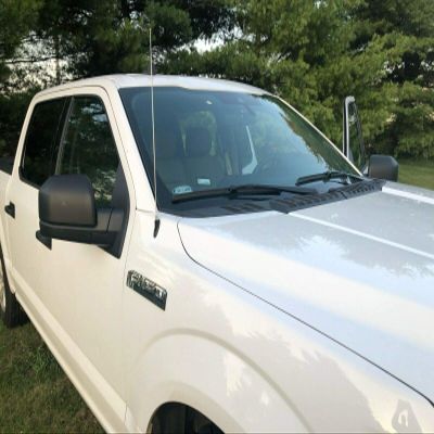 21" Long Whip Stainless Steel Antenna Replacement Mast Power Radio for Ford F-150 2009-2021 Pickup (Pick-up) Truck