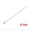 21" Long Whip Stainless Steel Antenna Replacement Mast Power Radio for Ford F-150 2009-2021 Pickup (Pick-up) Truck view 4