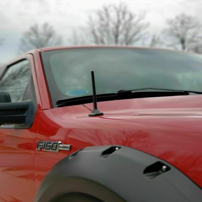 6 3/4" Short Black Stubby Antenna Replacement Mast Radio AM/FM for Ford F-150 2009-2021 Pickup (Pick-up) Truck