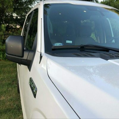 12" inch Black Stainless Antenna Replacement Mast Power Radio for Ford F-150 2009-2021 Pickup (Pick-up) Truck