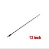 12" inch Black Stainless Antenna Replacement Mast Power Radio for Ford F-150 2009-2021 Pickup (Pick-up) Truck view 4