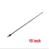 15" inch Black Stainless Antenna Replacement Mast Power Radio for Ford F-150 2009-2021 Pickup (Pick-up) Truck view 3