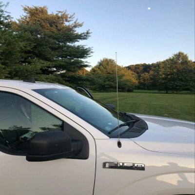 31" Long Whip Stainless Steel Antenna Replacement Mast Power Radio for Ford F-150 2009-2021 Pickup (Pick-up) Truck