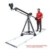 FLYCITY Heavy Duty Portable 12ft Straight Professional Aluminium Tripod Dolly Rail Track System for DSLR Video Camcorders + Carry Bag (FC-TRK-12) view 4