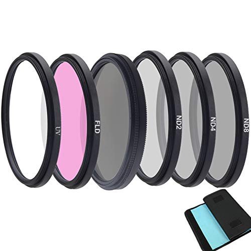 Camera Filter Set 49MM 52MM 55MM 58MM 62MM 67MM 72MM 77MM 82MM ND2 / ND4 / ND8 / UV/CPL/FLD SLR Lens Filter(82MM,ND 2 4 8 UV CPL FLD)