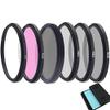 Camera Filter Set 49MM 52MM 55MM 58MM 62MM 67MM 72MM 77MM 82MM ND2 / ND4 / ND8 / UV/CPL/FLD SLR Lens Filter(82MM,ND 2 4 8 UV CPL FLD) view 1