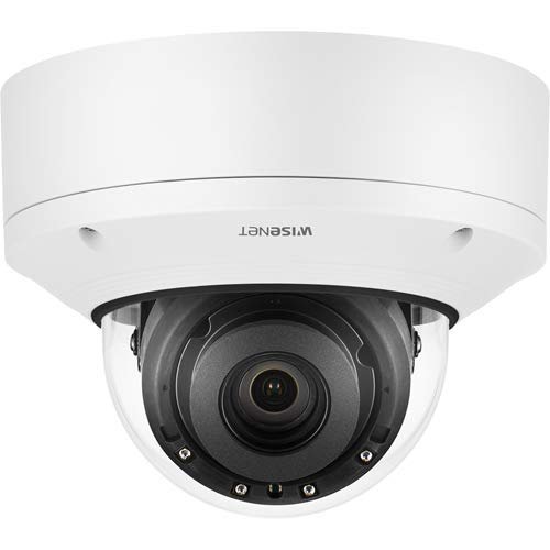 Hanwha Techwin XND-8081REV 5MP IR WDR PoE Extender Network Dome Camera with 3.9~9.4mm (2.4X) Motorized varifocal Lens, RJ45 Connection