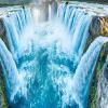 Niwo ART - Great Waterfall, Removable Wall Mural | Self-Adhesive Large Wallpaper (64"x96") view 2