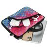 11 11.6 12 12.5 inch Laptop Carrying Bag Chromebook Case Notebook Ultrabook Bag Tablet Cover Neoprene Sleeve with Extra Pockets for Apple MacBook Air Samsung Google Acer HP DELL Asus (Mermaid Scale) view 4