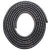 CSZD Spiral Cable Wrap,10ft  1/4 inch Spiral Wire Wrap Cord Covers Bundle Sleeve Hose for PC TV Computer Electrical Wire Organizer,Tangle Stop Cord Cover and Detangler,Black view 1