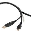 CSZD Spiral Cable Wrap,10ft  1/4 inch Spiral Wire Wrap Cord Covers Bundle Sleeve Hose for PC TV Computer Electrical Wire Organizer,Tangle Stop Cord Cover and Detangler,Black view 4