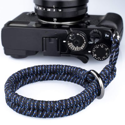AQAREA Camera Wrist Strap for DSLR Mirrorless Camera, Quick Release Camera Hand Strap with Safer Connector (Blue)