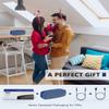 LENRUE Bluetooth Speaker, Wireless Portable Speaker with Loud Stereo Sound, Rich Bass, 12-Hour Playtime, Built-in Mic. Perfect for iPhone, Samsung and More (Blue) view 3
