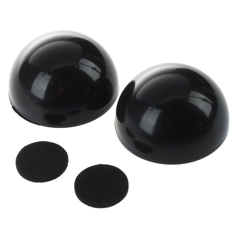 2 Pcs Laptop Notebook Black Antiskid Ball Stand Pad