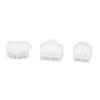 Clear Ethernet Port RJ 45 Cap Stopper 10 Plug view 2