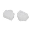 Clear Ethernet Port RJ 45 Cap Stopper 10 Plug view 3