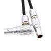 Alvin's Cables Teradek Bond ARRI Alexa Camera Power Cable 2 Pin Male to 2 Pin Male Right Angle 19.7in view 4
