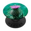 Pretty Scottish Thistle Flower Design Celtic Scotland Symbol PopSockets PopGrip: Swappable Grip for Phones & Tablets view 1