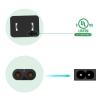 TPLTECH 8ft 2 Prong Power Cord for Xbox Series S/X, Xbox One S/X, PS5, PS4, Samsung TV, HP Printer view 4