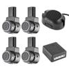 Parking System, Intelligent Parking Assistance System 4 Sensor Probe Car Auto Reverse 80dB Buzzer Alert Kit view 4