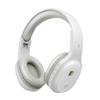 YUFFUN Rechargeable and Portable Personal FM Radio Headphones with Best Reception, Wireless Headset Ear Muffs for Jogging, Mowing, Cycling, Meeting FM Receiver, White view 1