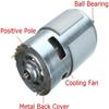 775 DC Motor DC 24V Max 20000RPM Ball Bearing Large Torque High Power Low Noise Gear Motor Electronic Component Motorwith Bracket view 4