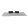 TygerClaw AV DVD Cable Box, Game Console, Stand with Tempered Glass Shelf view 1