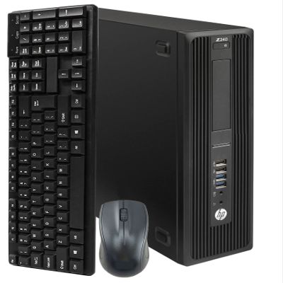 HP Z240 Small Form Computer Desktop PC, Intel Core i5 6500 3.2GHz Processor, 32GB DDR4 Ram, 1TB SSD, WiFi | Bluetooth, Wireless Keyboard & Mouse, Windows 11 (Renewed)