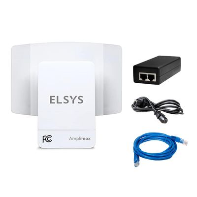 ELSYS AMPLIMAX 4G Outdoor LTE Modem with SIM Card Slot and Built in High-Gain Antenna (2 in 1) -FCC Certified, Qualified AT&T, T-Mobile & Verizon Primary Internet or failover [USA only ]