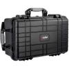 Eylar 22" Carry-On Travel Roller Gear, Camera, Drones, Tools, Equipment Hard Case Waterproof with Foam Black view 1