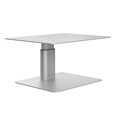 Nillkin Monitor Stand for Desk, Adjustable Height Computer Monitor Stand, Ergonomic Aluminum Computer Stand for Desktop Monitor, iMac,MacBook, Dell, HP, Lenovo and other Screen Display, Silver