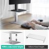 Nillkin Monitor Stand for Desk, Adjustable Height Computer Monitor Stand, Ergonomic Aluminum Computer Stand for Desktop Monitor, iMac,MacBook, Dell, HP, Lenovo and other Screen Display, Silver view 2