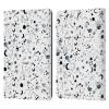 Head Case Designs Officially Licensed Ninola Astrology Space White Patterns 4 Leather Wallet Case Compatible with Kindle Paperwhite 1/2 / 3 view 1