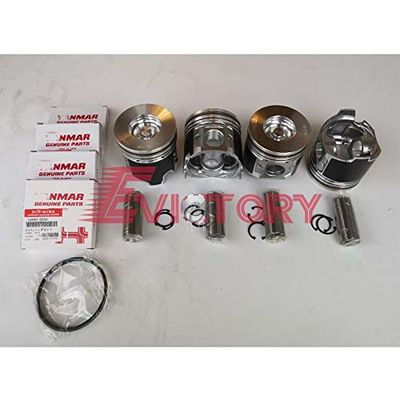 For YANMAR 4TNV98-T 4TNV98T piston and ring water pump con rod