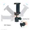 LINCO Lincostore 3 Pack Mini Ball Head with 1/4" Screw Mount & Phone Clamp Holder 360 Degree Rotatable Tripod Ball Head for DSLR Cameras HTC Vive Monopods Camcorder Light Stand AM283 view 4