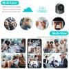 Hidden Spy Camera, 1080P WiFi Mini Camera Portable Wireless Security Cameras with 2 Lenses Motion Detection Night Vision Remote View for Home Surveillance Video Recorder Covert Nanny Cam(2021 Design) view 4