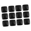 DOITOOL Closet Dresser Black Cabinet Knobs 12pcs Aluminum Alloy Drawer Pulls Square Drawer Knobs Cabinet Knobs for Home Office Kitchen Cupboard Dresser DIY Black Cabinet Pulls Closet Drawers view 1