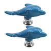 DOITOOL 2pcs European Style Cabinet Handle Ceramic Grips Solid Durable for Kitchen Furniture view 1