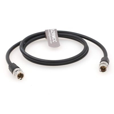 SZRMCC 12G HD SDI Video Cable BNC to BNC Male 4K Coaxial Cable LV-61S 75 ohm for ARRI RED Camera Monitor Blackmagic HyperDeck (Black,1m)