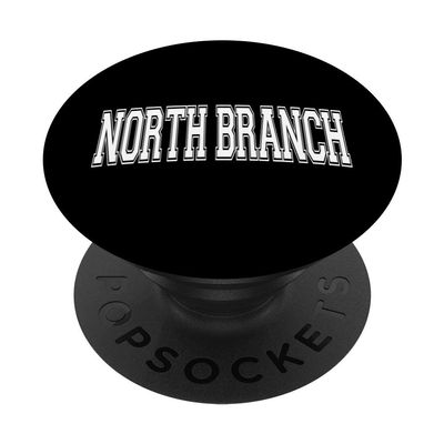 NORTH BRANCH MN MINNESOTA USA Vintage Sports Varsity Style PopSockets PopGrip: Swappable Grip for Phones & Tablets