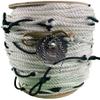 600' 1/4" 3 Strand Medium-Soft Lay Twisted Nylon Zebra 3/16" SnoodTrotline view 2