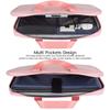 17-17.3 Inch Laptop Briefcase for Women Ladies Bag with Organizer for New HP Envy 17.3, Dell Inspiron 17/Dell G3 G7 17.3, Lenovo Ideapad 330 L340 17.3, TUF 17.3, MSI GS75 GL75 GF75 17.3" Case, Pink view 4