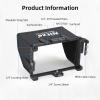 Nitze Cage for Feelworld LUT6/ LUT6S/ LUT6E Monitor with Sunhood, HDMI Cable Clamp and Built-in NATO Rail - JTP2-LUT6S view 2