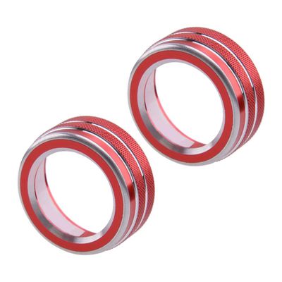 beler 1Set CD Audio Switch Knob Rings Covers Trims Fit for Nissan Teana Altima 2019-2020