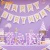Pooqla Light Up Letters &, Marquee Letters Purple Birthday Decorations view 4
