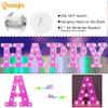 Pooqla Light Up Letters H, Marquee Letters Purple Birthday Decorations view 4
