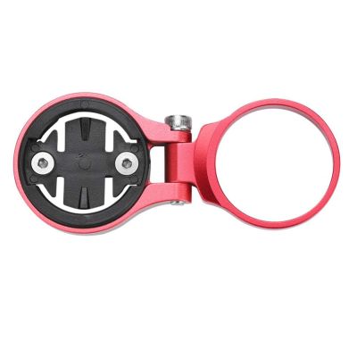 EVTSCAN Bike Computer Mount, Aluminium Alloy Odometer Extension Handlebar Stem Mount for Bike Accessory (for Garmin-Red)